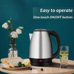 Electric Kettle, 2 Liter Stainless Steel Coffee Kettle & Hot Water, Tea Pot, Water Warmer with Fast Boil, Auto Shut-Off