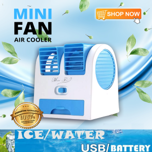 Portable Mini Air Conditioner, Cooling Fan Battery/USB Powered, Perfume Oil Misting Cooler Fan For Table, Desktop & Car