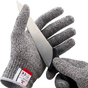 Food Grade Cut Resistant Gloves,  Safety For Kitchen Cuts, Fish Fillet, Mandoline Slicing, Meat Cutting & Wood Carving