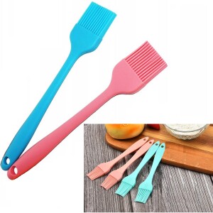 Heat Resistant Silicone Basting Brush, For Spread Oil Butter, Sauce, Marinades For BBQ Grill, Pastry, Bread, Cake Baking