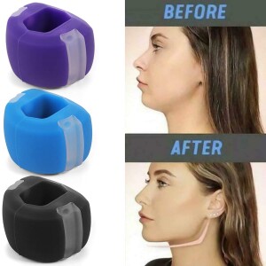 Pop N Go Jaw, Face & Neck Exerciser. Double Chin Reducer, Mouth Exercise To Tone Your Jawline, Slim & Tone Your Face.