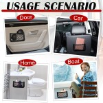 Car Net Pocket For Phone, Universal Car Seat Side/Back Storage compartment For Purse Mobile Holder, Interior Accessories