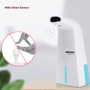 Automatic Smart Soap Dispenser, Hands Free Foaming Soap Dispenser, Touchless Sensor Soap Pump for Bathroom Kitchen.