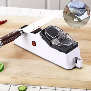 Electric Knife Sharpener, With USB Multifunctional Fast and Automatic Electric Knife and Scissor Sharpeners for Family Kitchen & Restaurant Kitchen