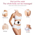 آلة إزالة الدهون الذكية، حزام التخسيس القابل لإعادة الشحن عبر USB، آلة فقدان الوزن الذكية للنساء، 3 سرعة اهتزاز قابلة للتعديل، 9 أوضاع للتدليك، دهون ا