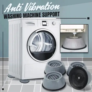 Anti Vibration Shock Absorber Noise Reducer Washing Machine Washer Dryer Fridge Wardrobe Almirah Furniture Table Base Feet Leg Support Stand Pads