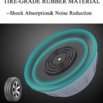 Anti Vibration Shock Absorber Noise Reducer Washing Machine Washer Dryer Fridge Wardrobe Almirah Furniture Table Base Feet Leg Support Stand Pads