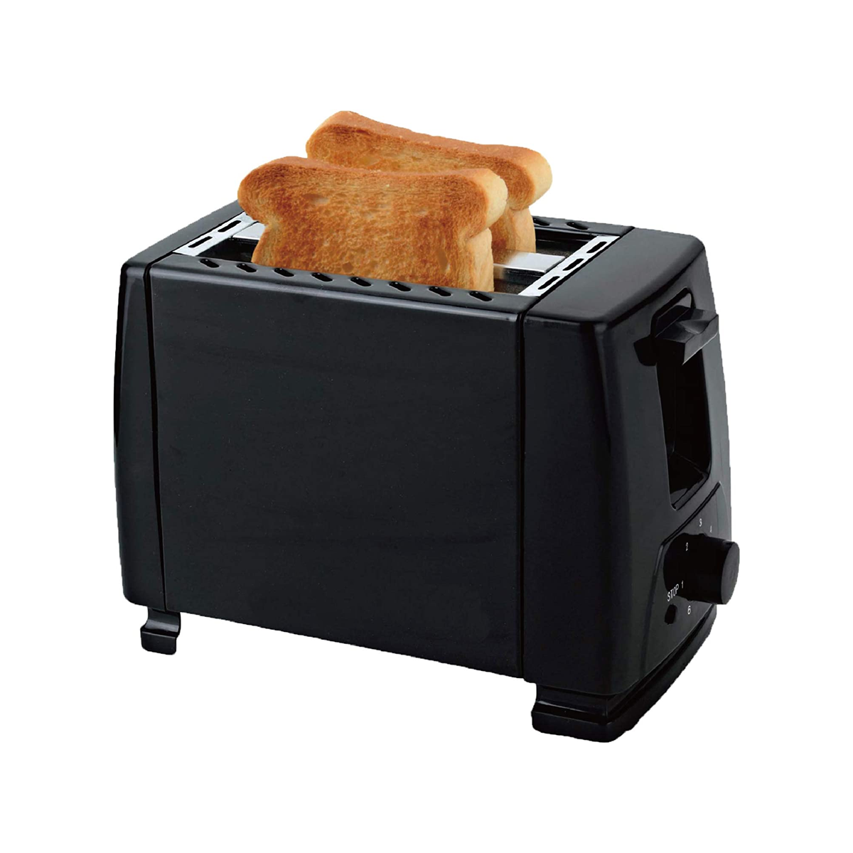 Automatic 2 Slice Bread Toaster, 7 Browning levels, Crumb Tray, 650