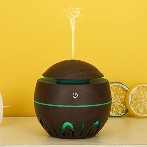 Aromatherapy Ultrasonic Humidifier Oil Aroma Diffuser USB Purifier Color Changing Led Touch Switch Atomization Humidifier For Home Office and Car