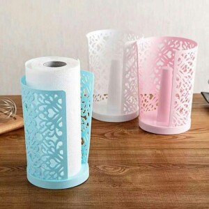 Kitchen Tissue Roll Holder Stand, Portable, Self Stand, Best For Indoor & Outdoor Camping. Stylish, Home and Office Use