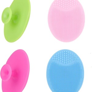 Face Scrubber,Soft Silicone Facial Cleansing Brush,Face Exfoliator Blackhead,Face Wash Brush for Deep Cleaning Skin Care
