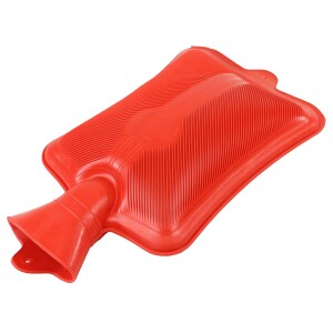 Rubber Hot Water Bottle, Hot Compress, Pain Relief from Headaches, Cramps, Arthritis, Back Pain, Sore Muscles, Injuries.