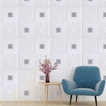 3D Brick Wall Panels, Removable Wall Sticker Self-Adhesive Waterproof Wallpaper for Living Room Bedroom Background Wall